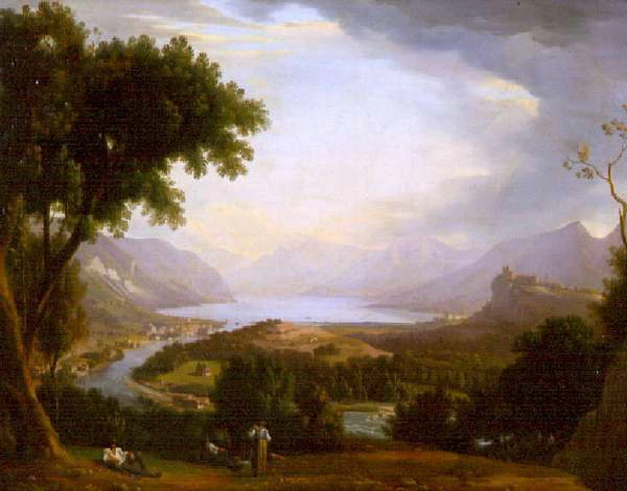 6-Luigi Basiletti – Veduta del lago d'Iseo, 1825 - Pinacoteca Tosio Martinengo, Brescia